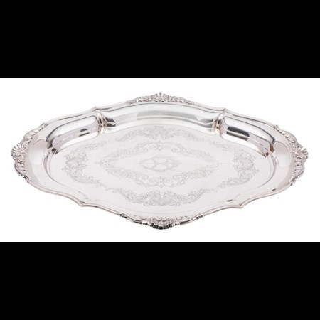 A George V Silver Serving Tray, Maker Cooper Brothers & Sons Ltd, Sheffield, 1913